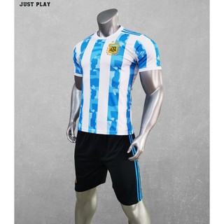 Quần áo bóng đá, đồ đá banh Đội Tuyển Argentina Mới Vải thun lạnh cao cấp