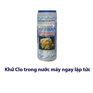  KHỬ CLO SHANG HAI KHỬ NƯỚC MỚI THAY CHO HỒ CÁ CẢNH 