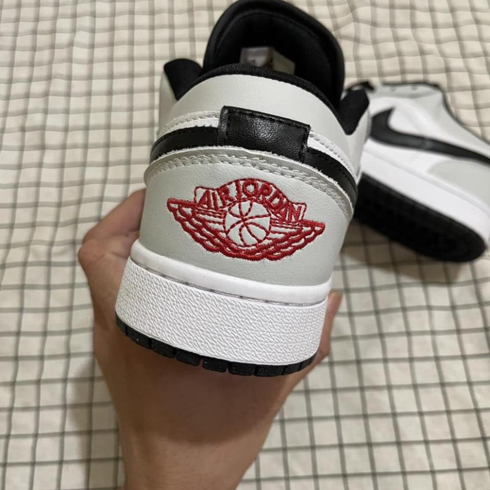 Giày Jordan xám đen smoke thấp cổ cao cấp