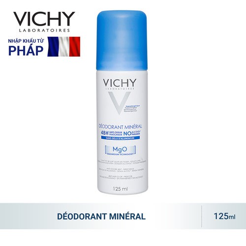 Xịt Khử Mùi Vichy Khô Thoáng Vùng Da Dưới Cánh Tay Vichy 125ml