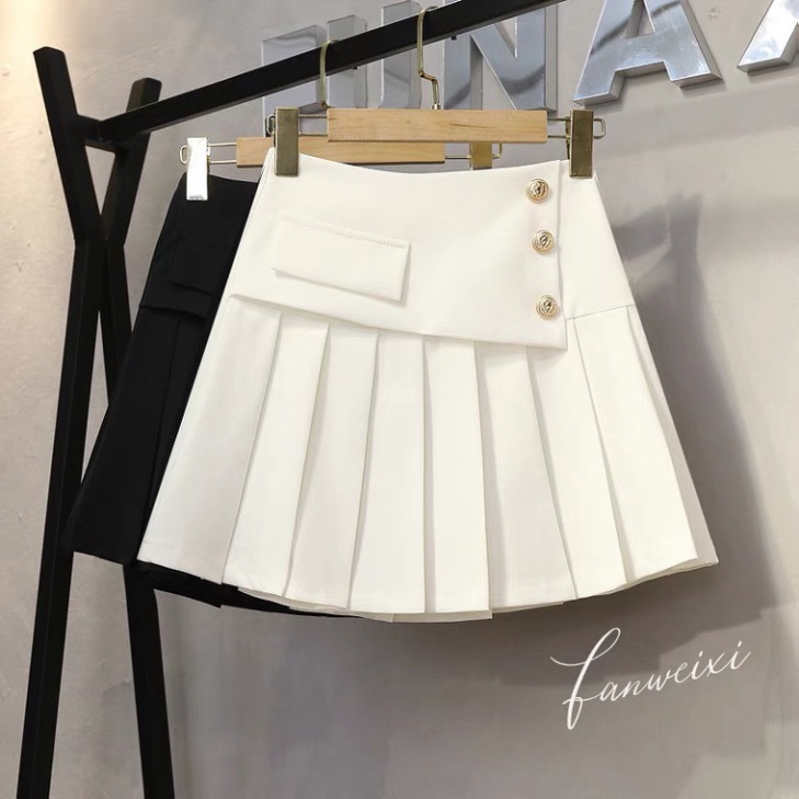 CHÂN VÁY XẾP LY CẠP CAO VẠT CHÉO 3 KHUY,CHÂN VÁY TENNIS CÁCH ĐIỆU 3 KHUY SIÊU ĐẸP | BigBuy360 - bigbuy360.vn