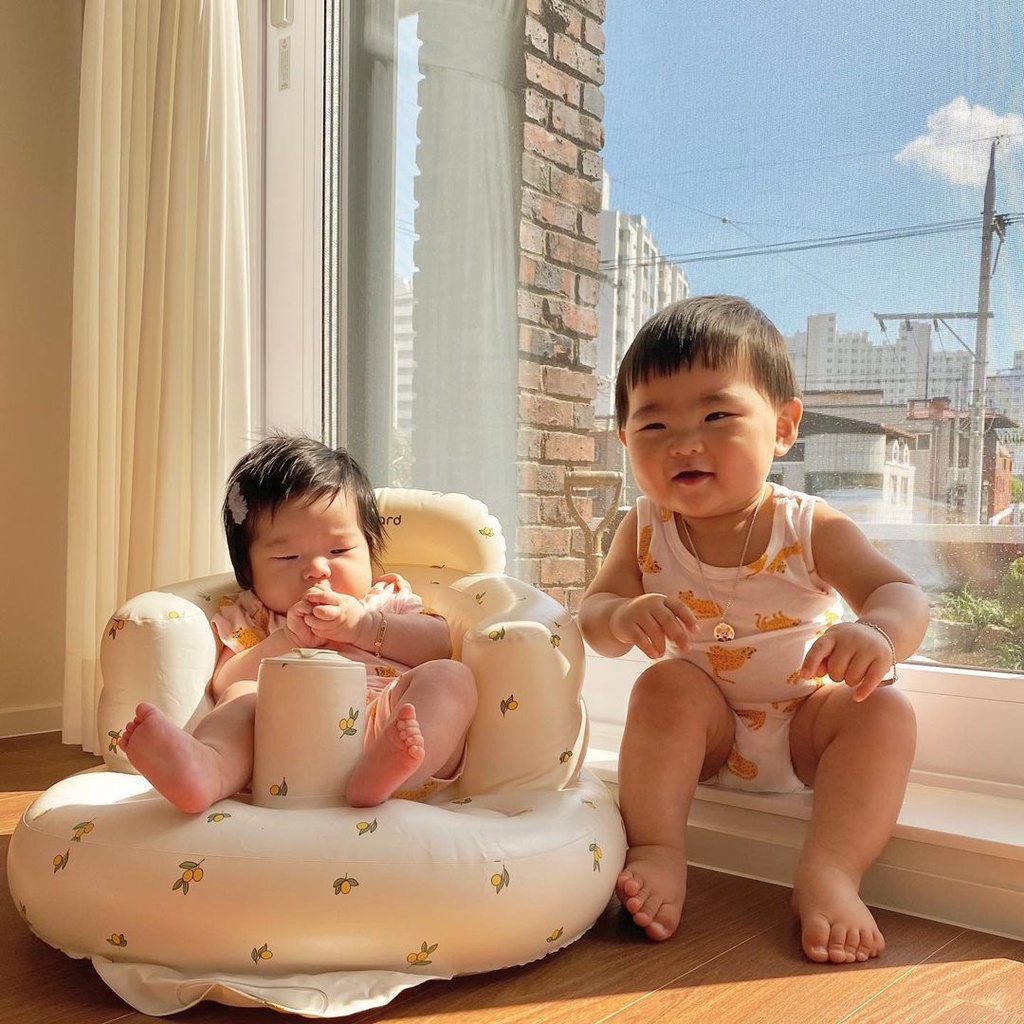 Ghế Ngồi Bơm Hơi Phong Cách Hàn Quốc Cho Bé