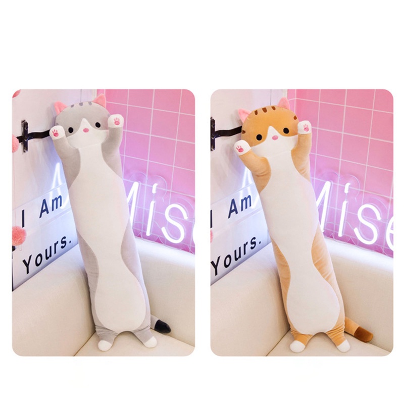 Gối Ôm Nhồi Bông Hình Mèo Dễ Thương