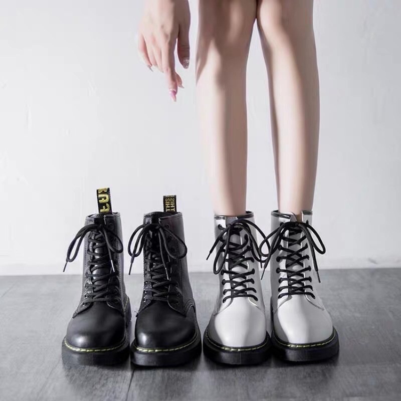 GIÀY BOOT MARTIN CHỈ VÀNG ULZZANG HÀN QUỐC