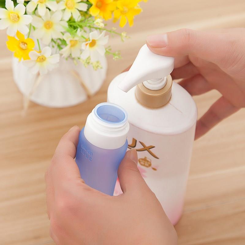 Chai ANAEAT silica gel cỡ nhỏ chiết dầu gội/ sữa tắm cho du lịch