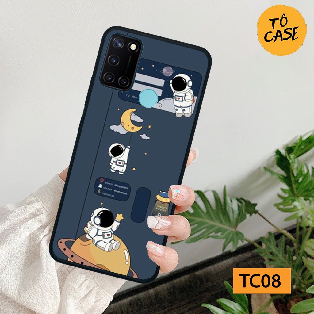 Ốp lưng Realme C11 / C12 / C15 / C17 / C20 in hình vũ trụ ngân hà cá tính đáng yêu, chất liệu in uv cao cấp