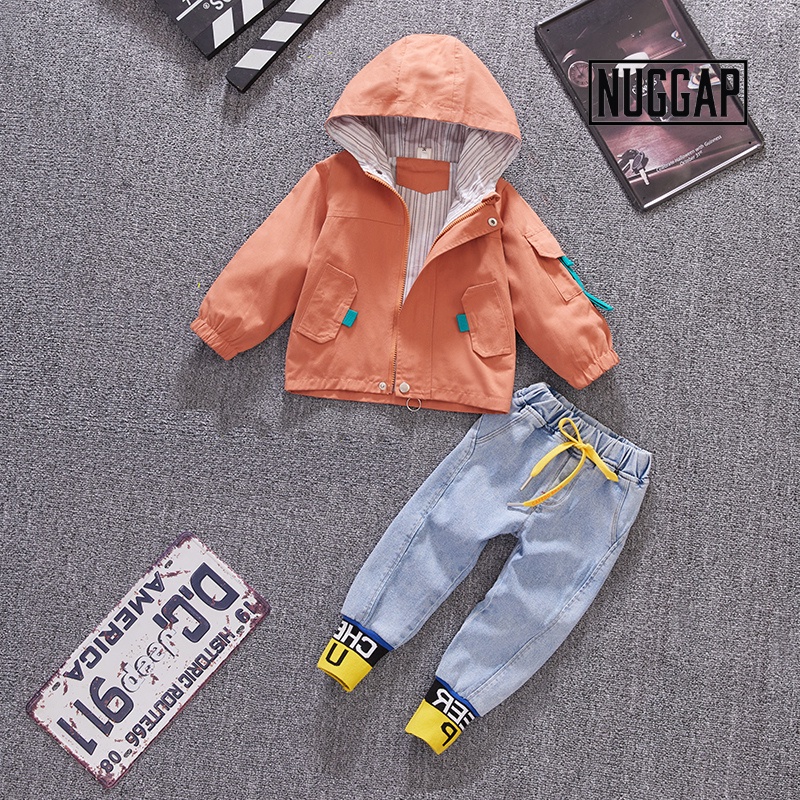 Áo Khoác Kaki Chống Nắng, Chống Gió Cho Bé Dear X - Nggap - BDEX