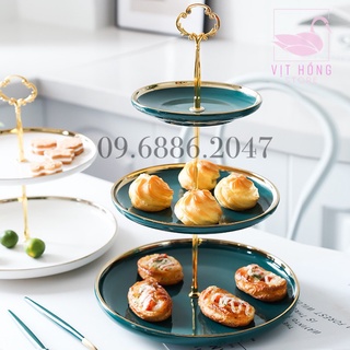 Khay Đựng Mứt tết, Bánh Kẹo Tết , bánh kẹo , hoa quả viền vàng