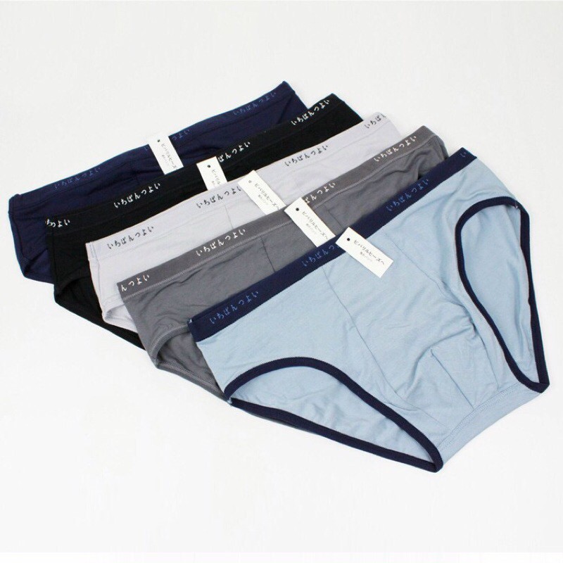 [Hộp 4] Quần sịp tam giác cotton M, Quần lót nam cao cấp xuất nhật FSHOPP5