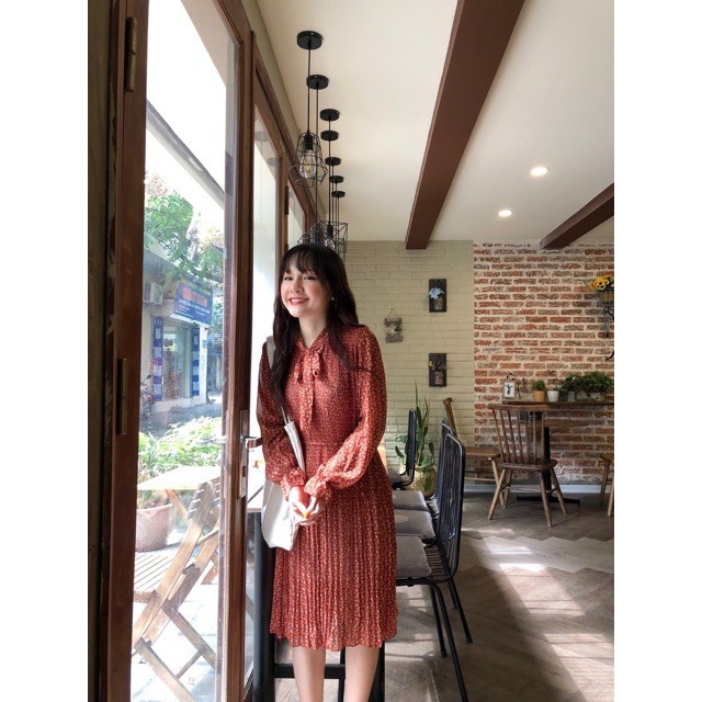 HOT TREND Chân Váy Dáng Dài Xếp Ly Phong Cách Thanh Lịch Dành Cho Nữ