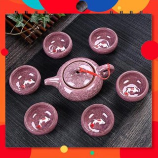 [RE NHAT SHOPEE] Bộ Ấm Trà Chén Cá 3D - Có Chú Cá Bên Trong Chén
