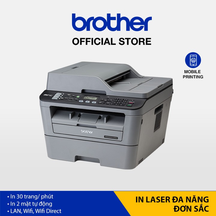 Máy in laser đa năng (có Fax) Brother MFC-L2701DW