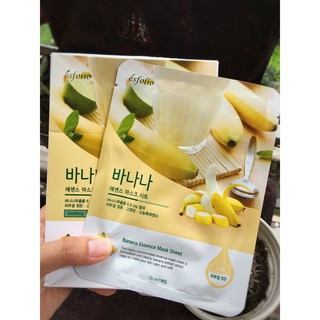 Mặt nạ chuối dưỡng ẩm Esfolio