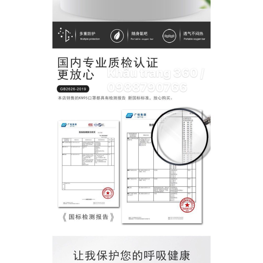 Khẩu Trang KN95 Có Van Thở 6 Lớp Than Hoạt Tính Chống Bụi Mịn - Lẻ 1 Chiếc (KT01)