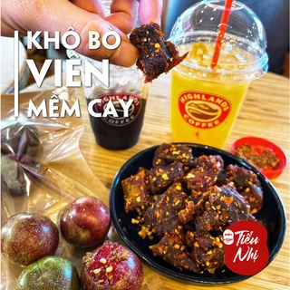 Khô bò viên mềm cay gốc huế 500g - bò khô thượng hạng - tiểu nhị