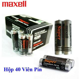 Pin tiểu AAA maxell hàng chính hãng (1hộp 40 viên)