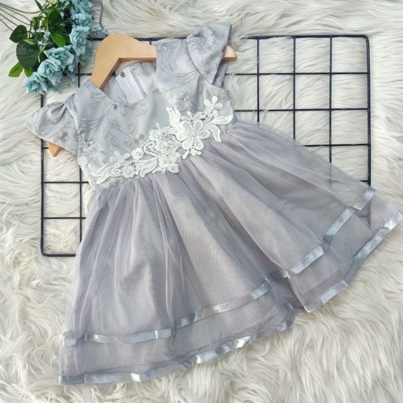 A062 Đầm Dự Tiệc / Đầm Dự Tiệc Cho Bé Gái 6-12 Tháng