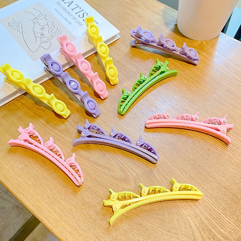 NICKOLAS Kẹp Tóc Bện Hai Lớp Thời Trang Cho Bé Gái