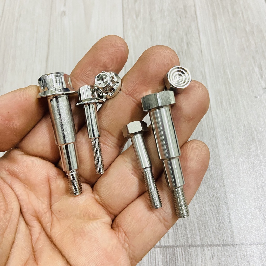 (CHUYÊN ỐC KIỂU XE MÁY) BỘ 03 ỐC SALAYA GẮN CỐT TAY THẮNG XE VARIO, HONDA VARIO SIÊU SÁNG BÓNG