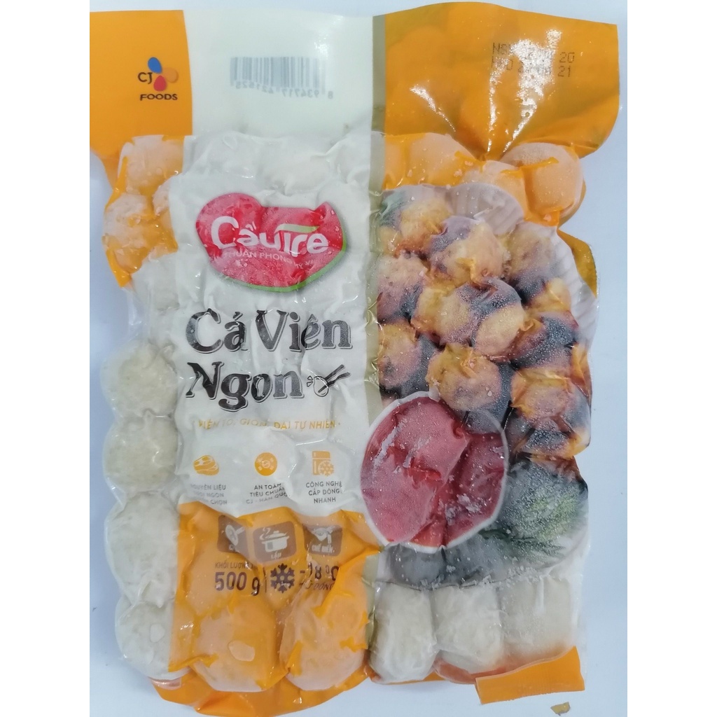 [Gói 500g] Cá viên Ngon Cầu Tre [VN] CJ FOODS Fish Ball (hdl)