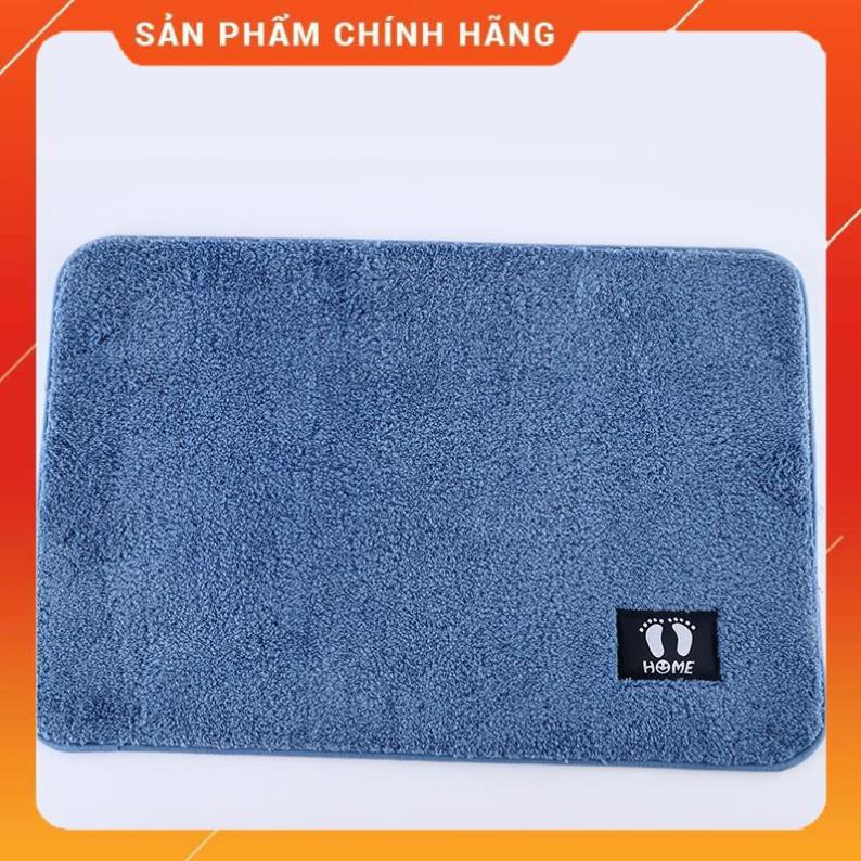 CHÍNH HÃNG -  Thảm chùi chân nỉ thêu đẹp 40x60 cm cao cấp,thảm lau chân nhà tắm nỉ