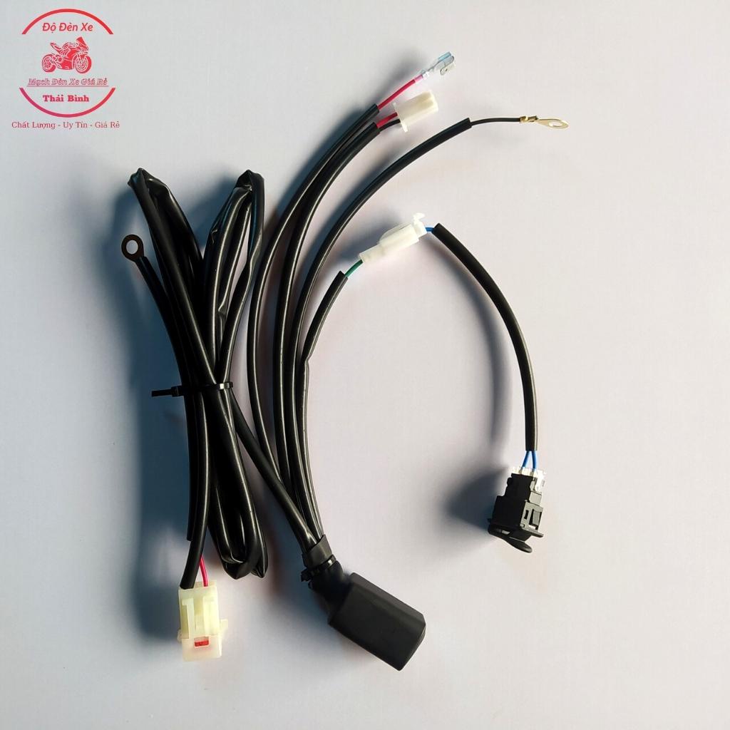 Mạch auto passing trợ sáng lắp như zin các loại xe máy tặng giắc cẳm đèn cầu chì