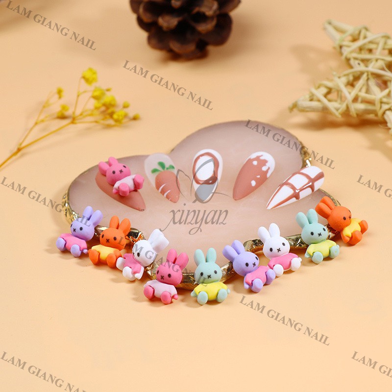 [Bán theo túi] Charm hoạt hình cực đáng yêu trang trí móng
