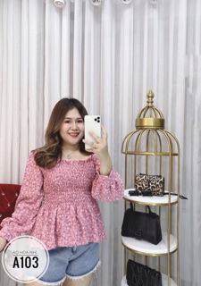 Bigsize Áo hoa nhí A103