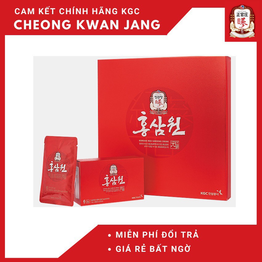 {Mã GG +Tặng kẹo KGC}Nước Hồng Sâm Won KGC Cheong Kwan Jang - 70ml x 30 gói