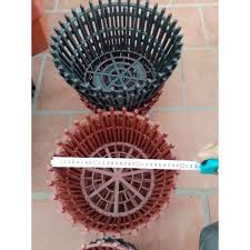 SET 5 CHẬU NHỰA GIẢ GỖ TRỒNG LAN F20