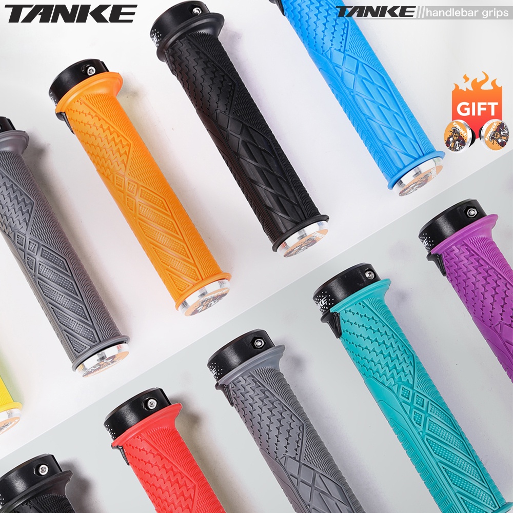 Cặp vỏ bọc tay lái TANKE silicon cho xe đạp leo núi MTB