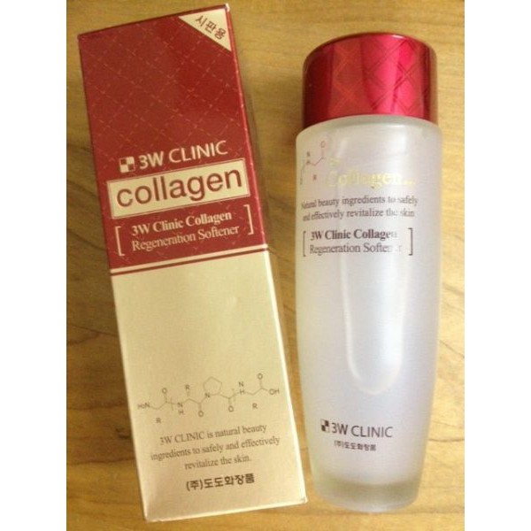 Nước hoa hồng săn chắc ngừa lão hó 3W Clinic Collagen 150ml