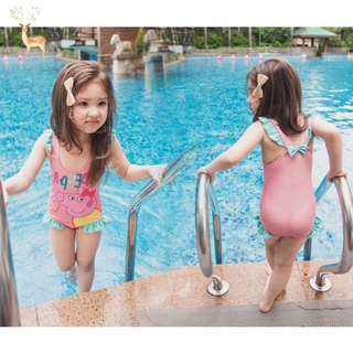 Đồ Bơi Một Mảnh In Hình Heo Con Dễ Thương Cho Bé Gái Từ 1-7 Tuổi
