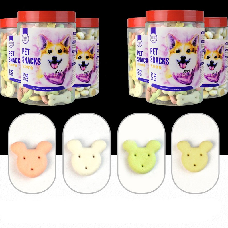 Bánh quy sữa thưởng cho chó Pet Snack canxi khử mùi răng miệng tăng cường vi dưỡng chất -200gr