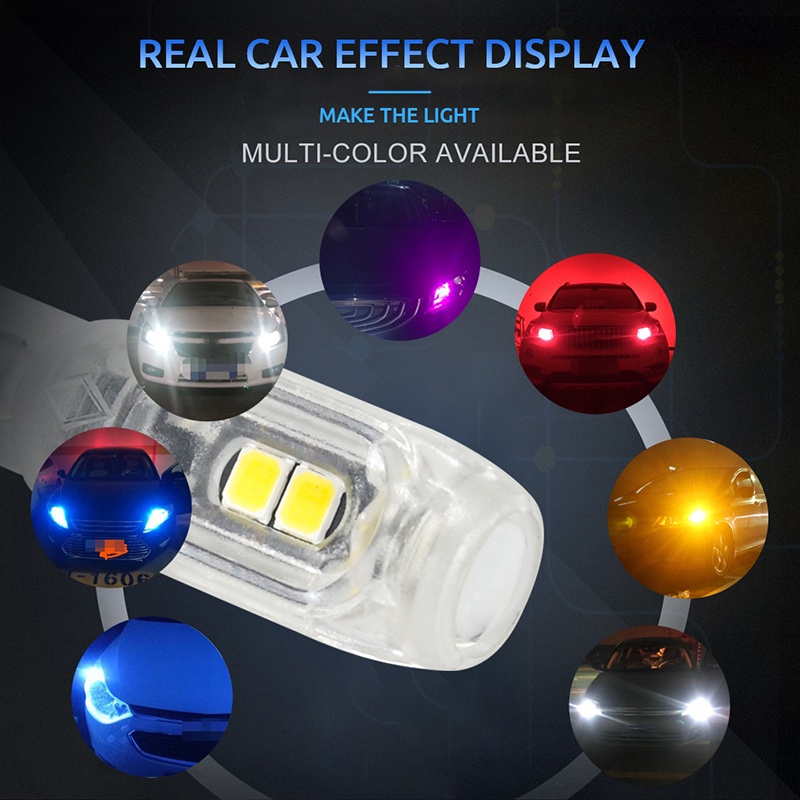 Đèn LED LYMOYO T10 W5W siêu sáng hỗ trợ đọc sách