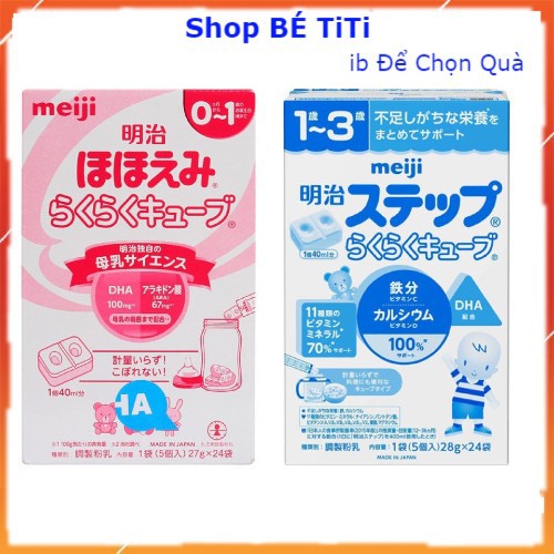 Sữa MEIJI 24 Thanh 648g Nội Địa Nhật Bản, Sữa MEIJI Thanh [có tem phụ]