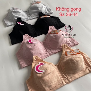 Áo ngực không gọng bigsize Thái Lan 2099 không đệm vải cotton mềm mát bản to cup C size 36 đến 44
