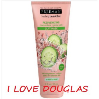 Mặt nạ freeman dưa leo + muối hồng - trẻ hoá làn da