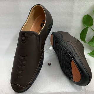 Giày lười nam da bò cao cấp có bigsize sale xả kho