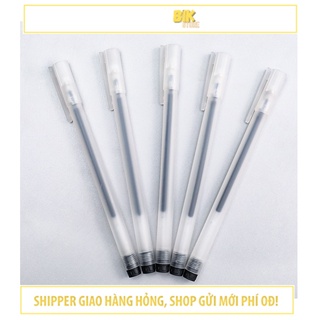 Combo 20 cái Bút bi nước đen gel 0,5mm cho học sinh sinh viên đẹp với bộ dụng cụ học tập văn phòng phẩm - VPPBB20