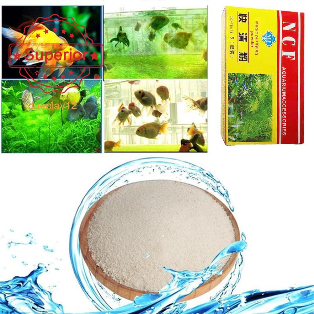 Fish Tank Aquarium, Quick Cleaning Powder, Water Purifier, Quality, Water M V5F1