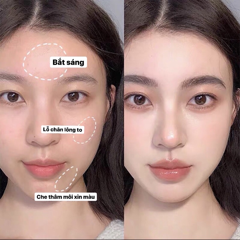 Che Khuyết Điểm Kèm Cọ Tán Kem NOVO Concealer Stick | BigBuy360 - bigbuy360.vn