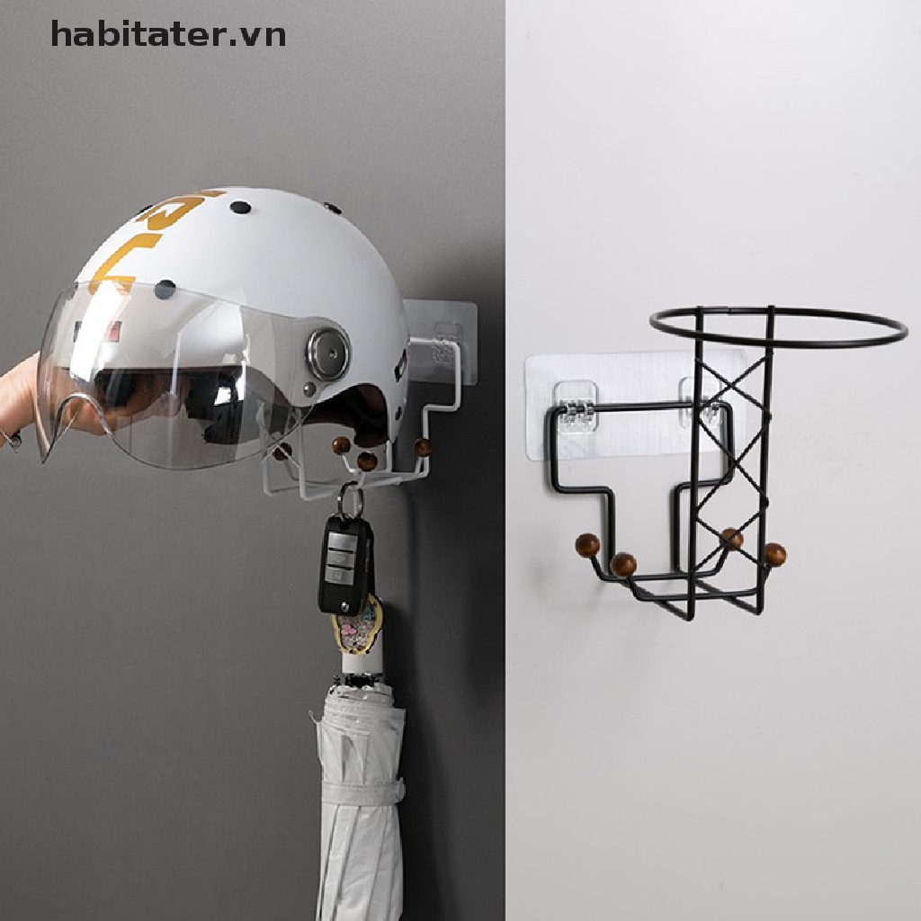 Giá Đỡ Mũ Bảo Hiểm Gắn Tường Tiện Dụng Cho Xe Máy