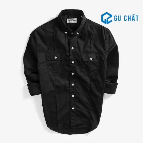 Áo Sơ Mi Nam Tay Dài Gu Chất, Chất Vải Kate Cotton Mềm, Chuẩn Form. GUSM27