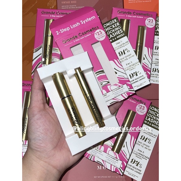 [SALE 50%] Set dưỡng mi, mascara mini Grande