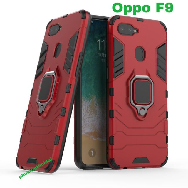 Ốp lưng Oppo F9 💝FREESHIP Từ 50k💝 chống sốc Iron Man Iring Cao cấp