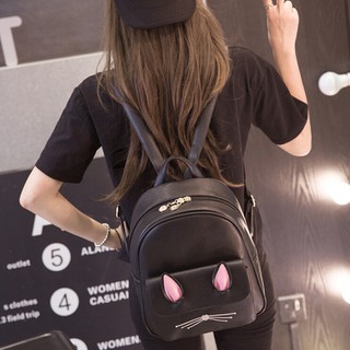 Balo mini kiểu Hàn mặt mèo.