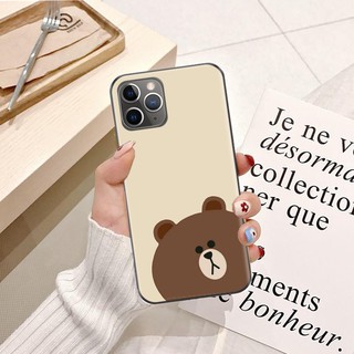 Ốp lưng iPhone 11 Pro Silicon dẻo hình Gấu Brown Dễ Thương