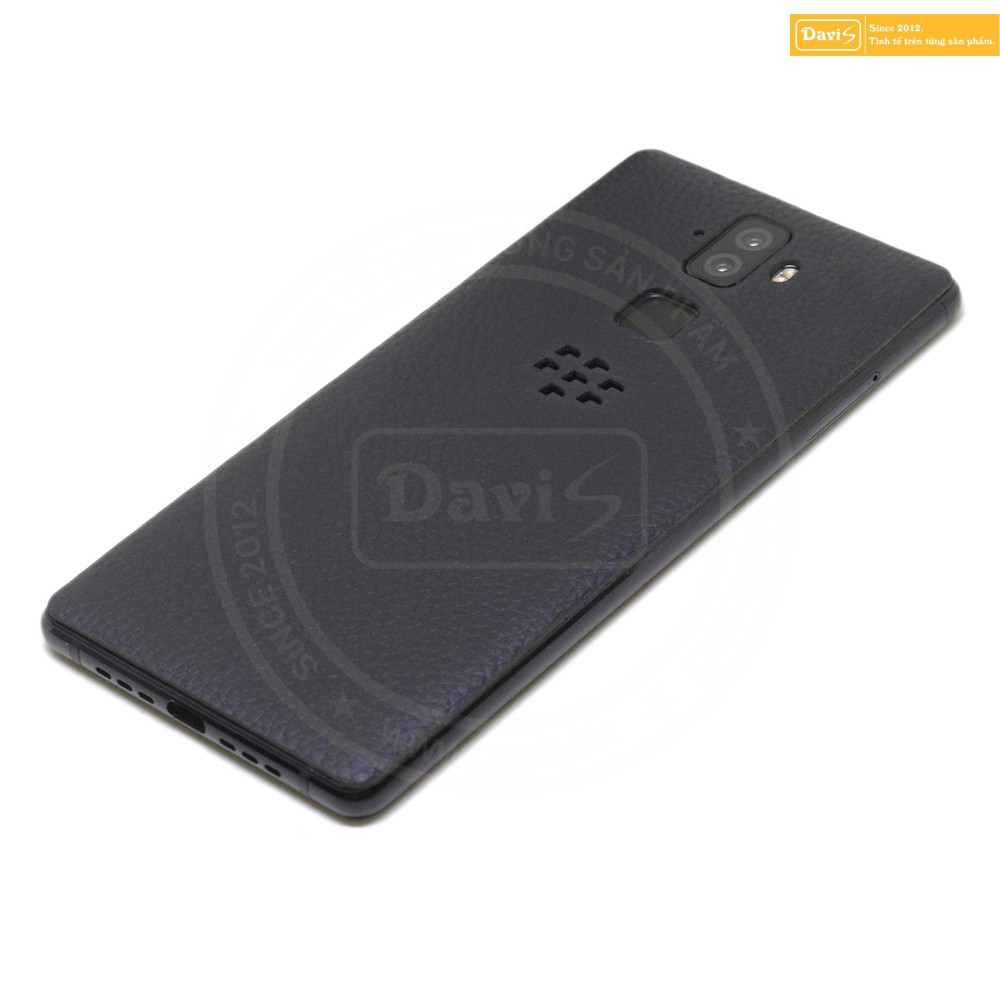 Miếng dán da bò thật cho Blackberry Evolve  keo nhập khẩu cao cấp, thương hiệu dán da Davis