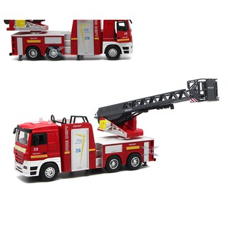 [Full Box] Mô hình xe cứu hỏa 23cm 1:32 UNK